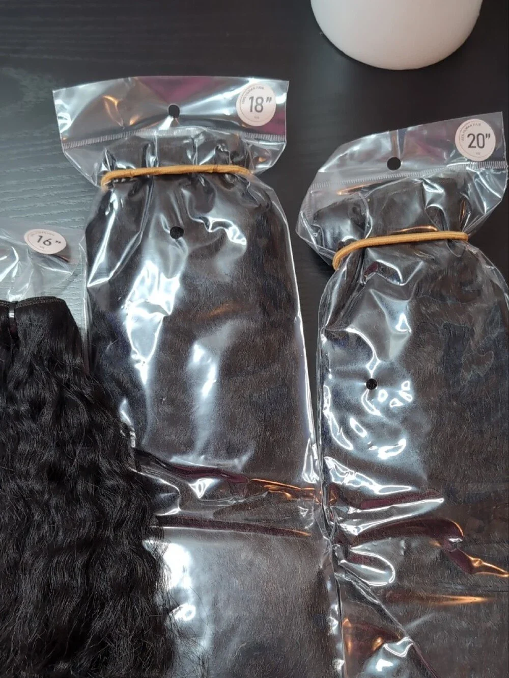 16 18 20 In 15a Raw Kinky Straight Yaki Hair Bundles Natural Black Human Hair